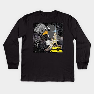 Dirty Penguin Wars V2 Kids Long Sleeve T-Shirt